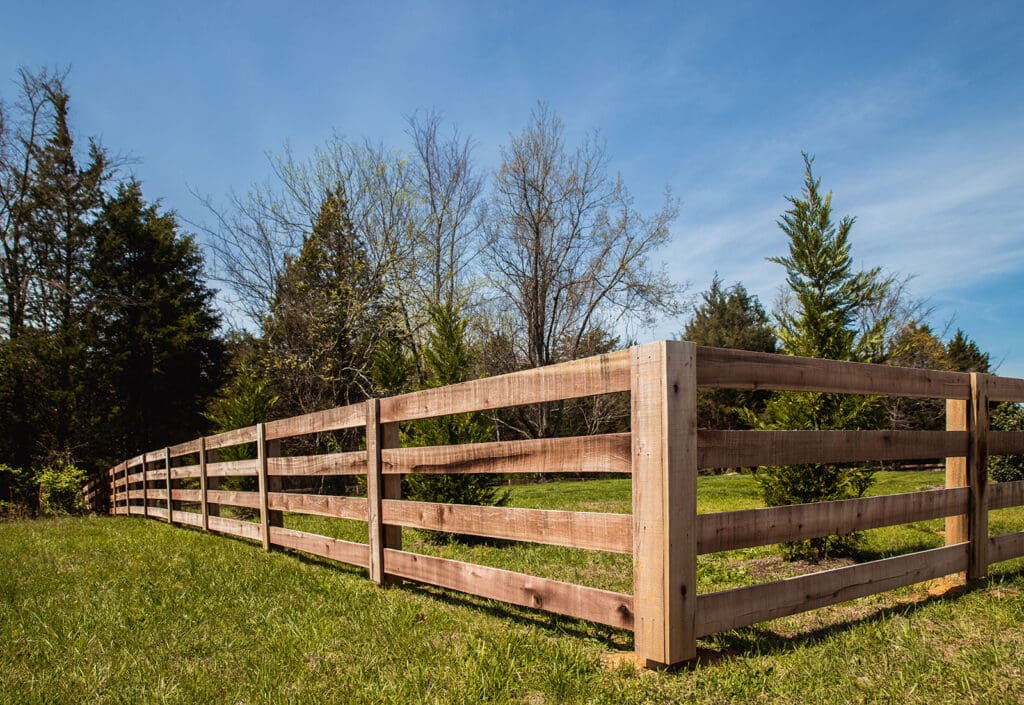 Rail Horse Fence