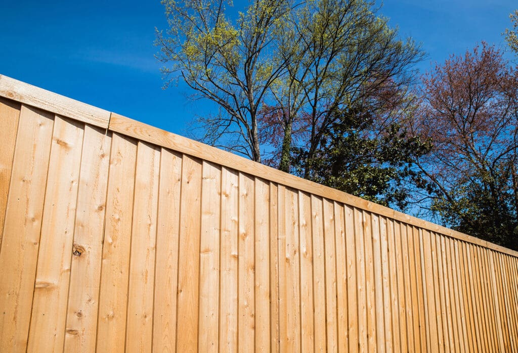 Cedar Bevel Overlap Fence
