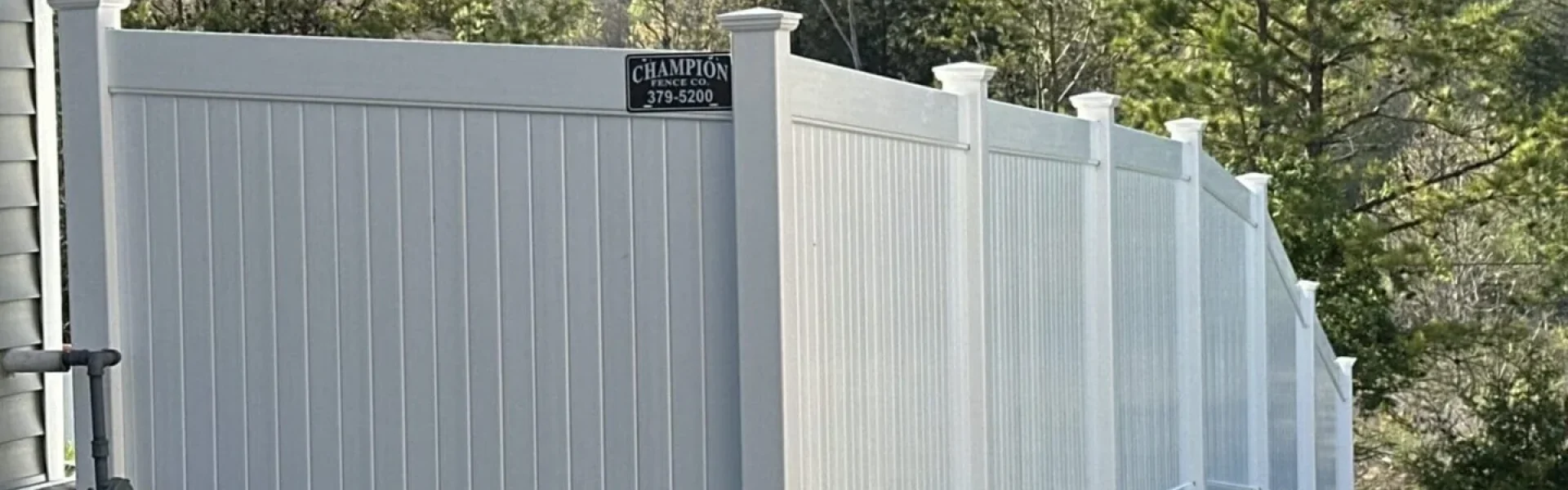 White Privacy Fence